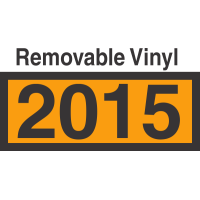 UN2015 Removable Vinyl DOT Orange Panel