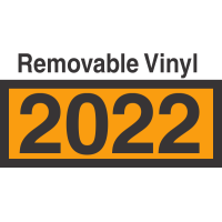 UN2022 Removable Vinyl DOT Orange Panel