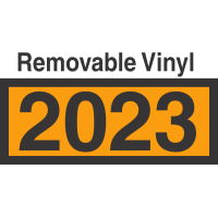 UN2023 Removable Vinyl DOT Orange Panel