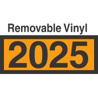 UN2025 Removable Vinyl DOT Orange Panel