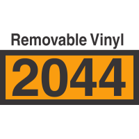 UN2044 Removable Vinyl DOT Orange Panel