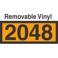 UN2048 Removable Vinyl DOT Orange Panel