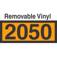 UN2050 Removable Vinyl DOT Orange Panel