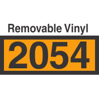 UN2054 Removable Vinyl DOT Orange Panel