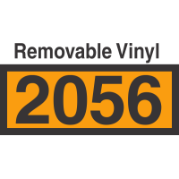 UN2056 Removable Vinyl DOT Orange Panel