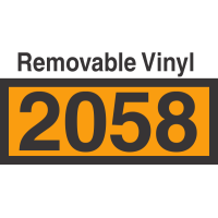 UN2058 Removable Vinyl DOT Orange Panel