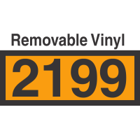 UN2199 Removable Vinyl DOT Orange Panel