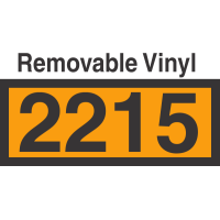 UN2215 Removable Vinyl DOT Orange Panel