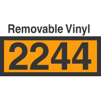 UN2244 Removable Vinyl DOT Orange Panel