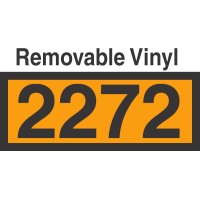 UN2272 Removable Vinyl DOT Orange Panel