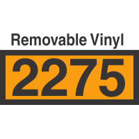 UN2275 Removable Vinyl DOT Orange Panel