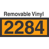 UN2284 Removable Vinyl DOT Orange Panel