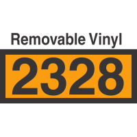 UN2328 Removable Vinyl DOT Orange Panel