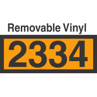 UN2334 Removable Vinyl DOT Orange Panel