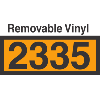 UN2335 Removable Vinyl DOT Orange Panel