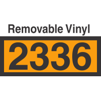 UN2336 Removable Vinyl DOT Orange Panel