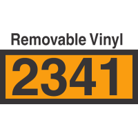 UN2341 Removable Vinyl DOT Orange Panel