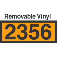 UN2356 Removable Vinyl DOT Orange Panel