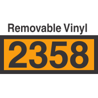 UN2358 Removable Vinyl DOT Orange Panel