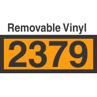 UN2379 Removable Vinyl DOT Orange Panel