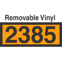 UN2385 Removable Vinyl DOT Orange Panel