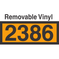 UN2386 Removable Vinyl DOT Orange Panel