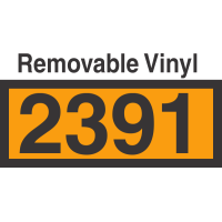 UN2391 Removable Vinyl DOT Orange Panel