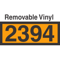 UN2394 Removable Vinyl DOT Orange Panel