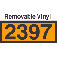 UN2397 Removable Vinyl DOT Orange Panel