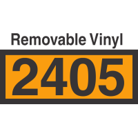 UN2405 Removable Vinyl DOT Orange Panel