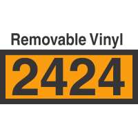 UN2424 Removable Vinyl DOT Orange Panel