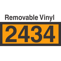 UN2434 Removable Vinyl DOT Orange Panel