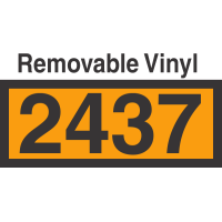 UN2437 Removable Vinyl DOT Orange Panel