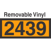 UN2439 Removable Vinyl DOT Orange Panel