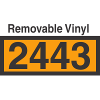 UN2443 Removable Vinyl DOT Orange Panel