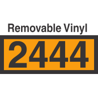 UN2444 Removable Vinyl DOT Orange Panel