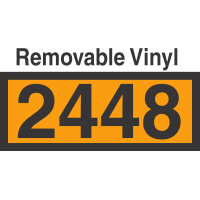 UN2448 Removable Vinyl DOT Orange Panel