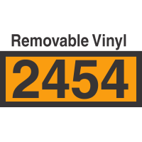 UN2454 Removable Vinyl DOT Orange Panel