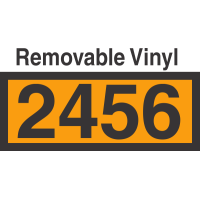 UN2456 Removable Vinyl DOT Orange Panel