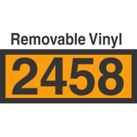 UN2458 Removable Vinyl DOT Orange Panel