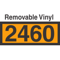 UN2460 Removable Vinyl DOT Orange Panel