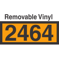 UN2464 Removable Vinyl DOT Orange Panel