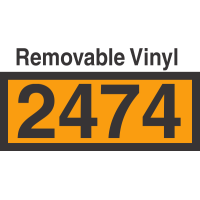 UN2474 Removable Vinyl DOT Orange Panel