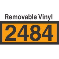 UN2484 Removable Vinyl DOT Orange Panel