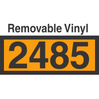 UN2485 Removable Vinyl DOT Orange Panel