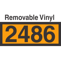 UN2486 Removable Vinyl DOT Orange Panel