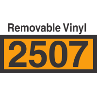 UN2507 Removable Vinyl DOT Orange Panel