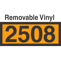 UN2508 Removable Vinyl DOT Orange Panel