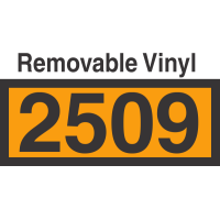 UN2509 Removable Vinyl DOT Orange Panel