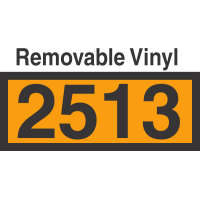 UN2513 Removable Vinyl DOT Orange Panel